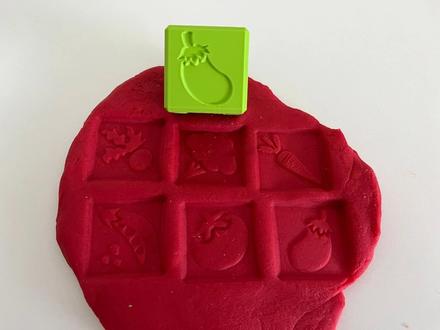 Otiskávací kostka - zelenina, 