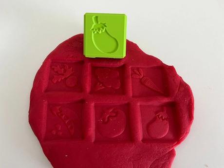 Otiskávací kostka - zelenina, 