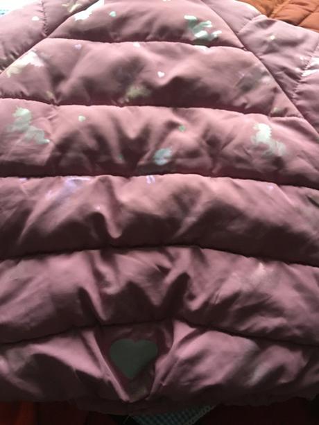 Vel. 92 starorůžová podzimní - zimní bunda s jedno, 92