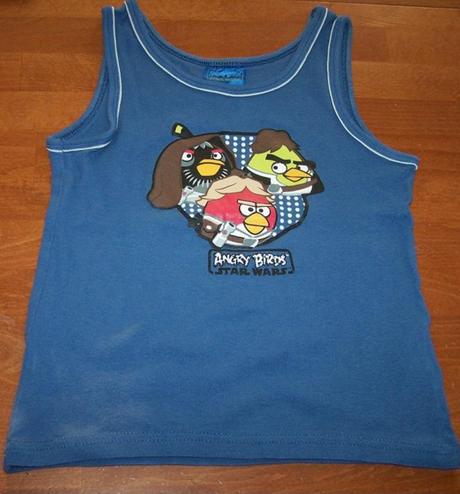 Chlapecké tílko a slipy modré angry birds, takko,140