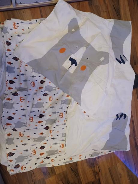 Zvířátkové povlečení medvěd liška, 