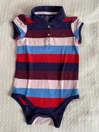 Body s krátkým rukávem tommy hilfiger vel. 92, tommy hilfiger,92