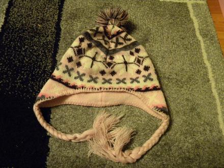 Zimní čepice pro holku vel.98, 98