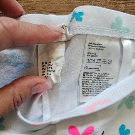 Dívčí capri legíny h&m vel. 134, h&m,134