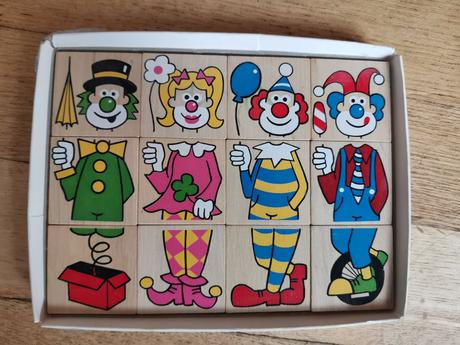 Dřevěná hračka skládačka,