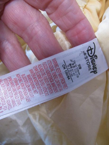 Kostým-zlato žluté šaty princezna bella, 