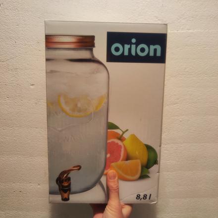 Orion skleněná nápojová láhev s kohoutkem 8,8 l,
