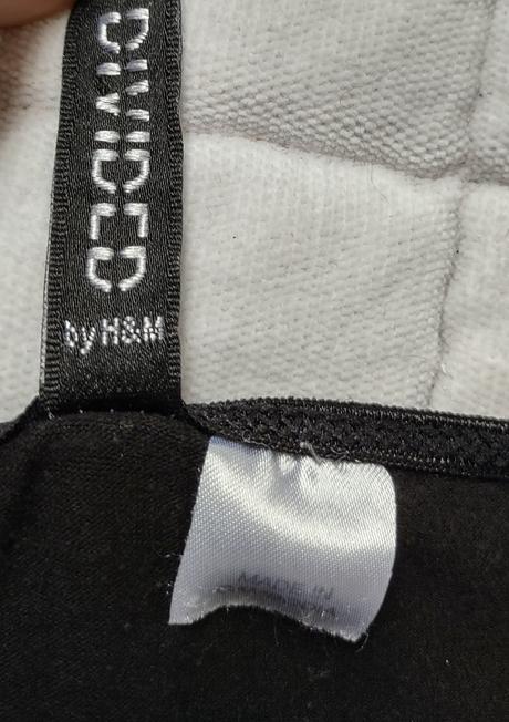 Černá spodní košilka, h&m,122