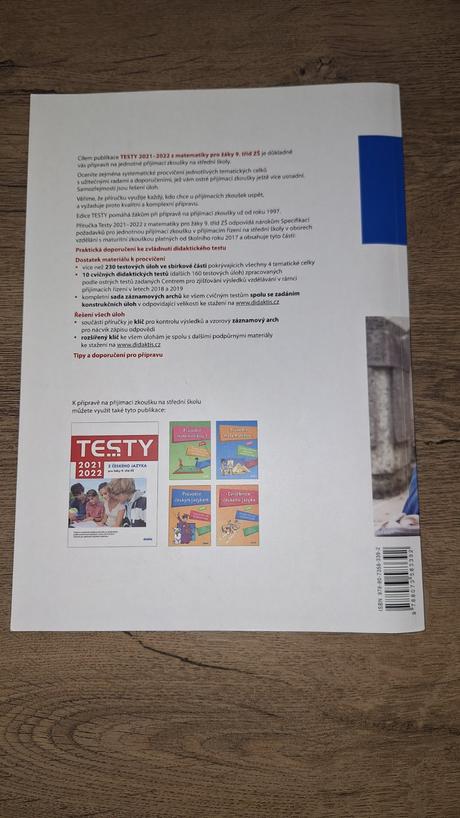 Testy 2021-2022 z matematiky pro žáky 9. tříd zš, 