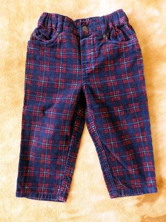 Manžestrové kalhoty, mothercare,86