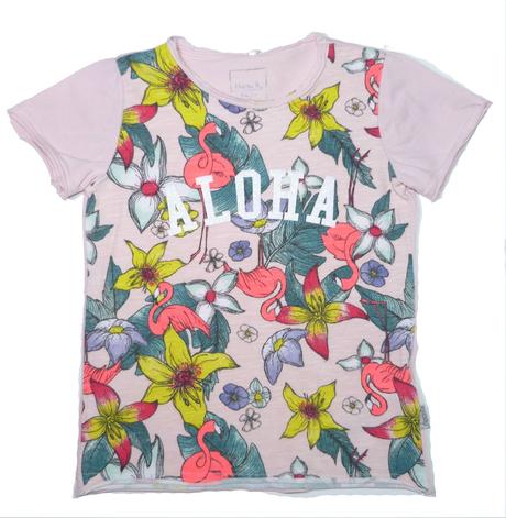 Bavlněné květované tričko, name it,92