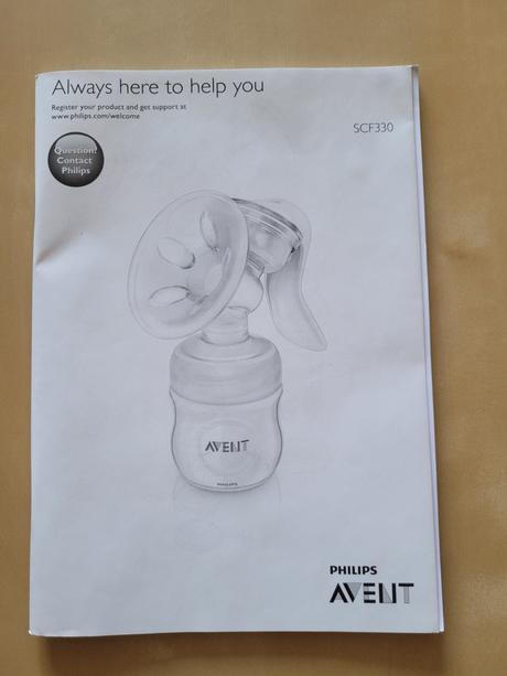 Manuál. odsávačka avent natural,