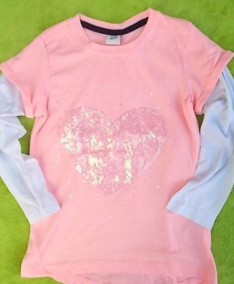 Triko s flitrovým srdcem, kiki&koko,122