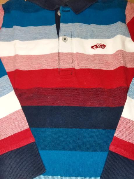 Pruhované polotričko s autem 110 next, next,110