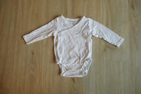 Tři bílé zavinovací body vel. 62, h&m,62