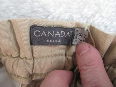 Dívčí béžové bavlněné šortky, 128