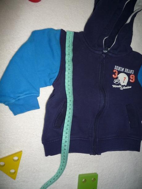 Bavlněná mikina s kapuckou, 86