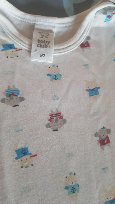 Dětské body 3 ks, značky baby club, vel. 92, baby club,92