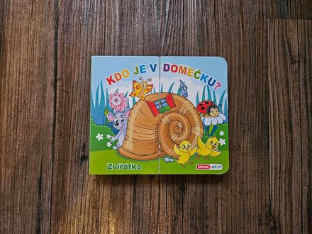 Kniha knížka kdo bydlí v domečku 12 m dětská, 