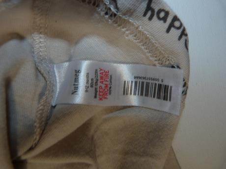 Nutmeg bavlněné tričko vel. 80, nutmeg,80