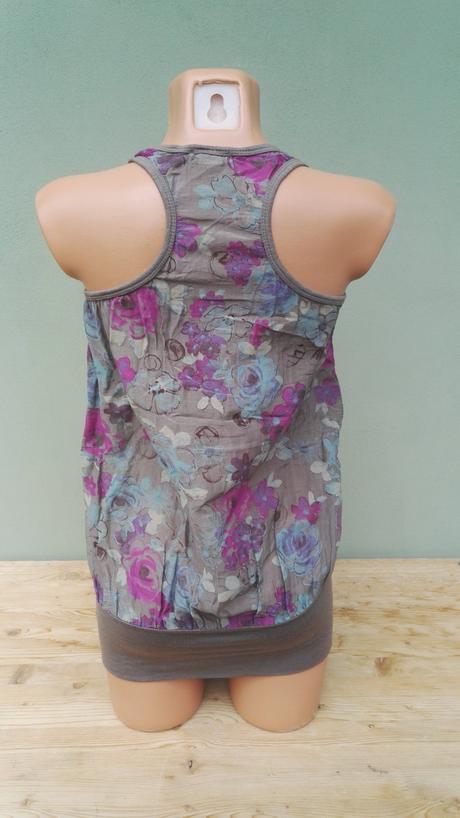 Lehký květovaný top tunika b.p.c. - vel.32/34, bonprix,32