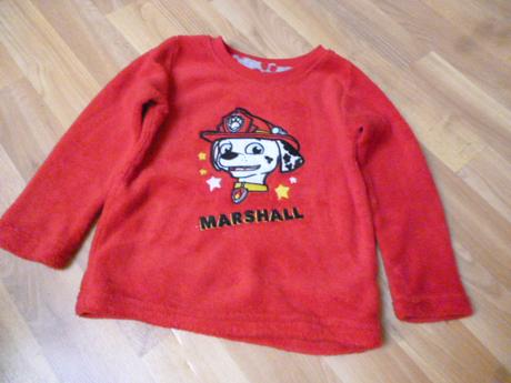 Heboučká mikina tlapková patrola vel. 3-4, 104