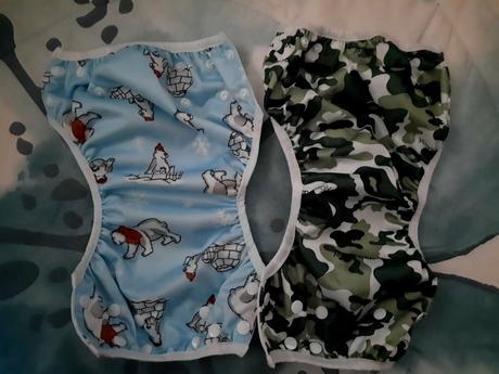 Svrchní plenkové kalhotky látkové, 4 kg - 9 kg