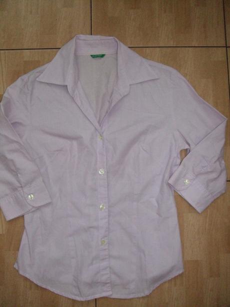 Ružová blúzka benetton, benetton,xs