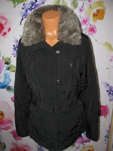 Černá zimní outdoorová prošívaná bunda s.oliver, s.oliver,38