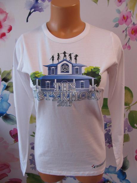 Bílé bavlněné tričko s obrázkem a nápisem, 36