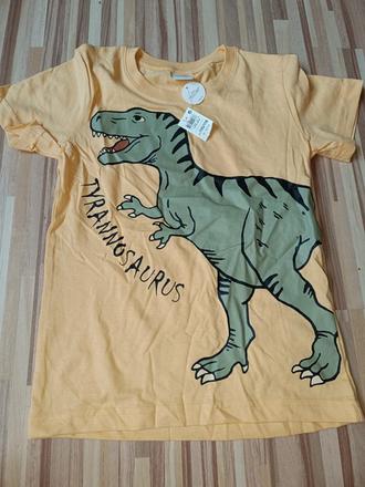 Tričko s dinosaurem 110/116 lindex, lindex,110