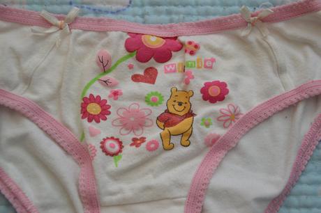 110 116 122 128 dívčí kalhotky s medvídkem pooh, disney,116
