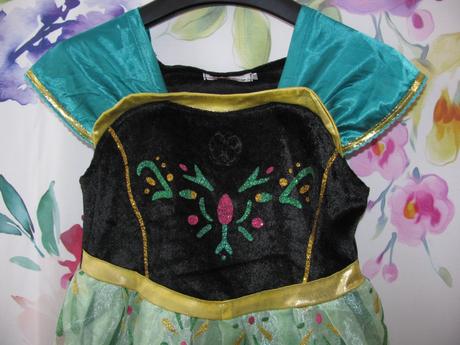 Kostým-šaty ledové království princezna anna, 