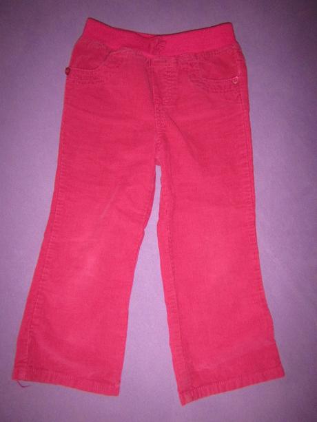 Růžové manžestrové kalhoty-manžestráky, 104, cherokee,104