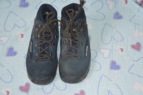 34 35 pohorky modré, comfortex, stélka 22,5 cm, 34