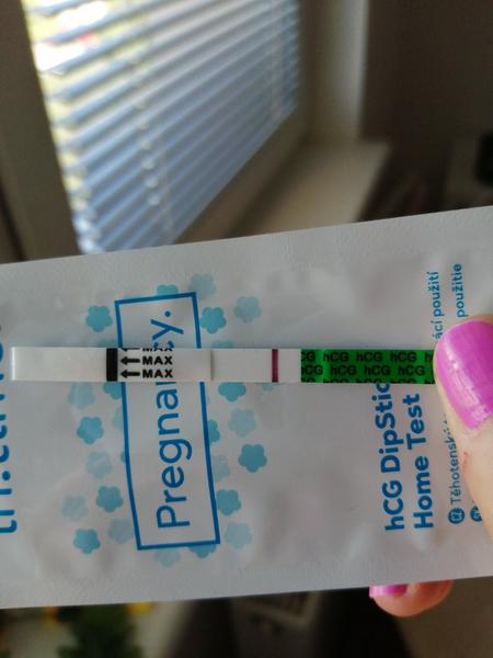 Je na těhotenském testu viditelný duch?