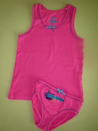 Dívčí košilka/tílko a kalhotky 98/104/110, lupilu,104