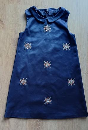 Svatecni saty hm s kaminky vel. 134, h&m,134