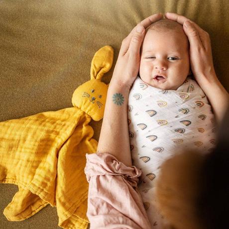 Petite&mars mazlíček bambusový mušelinový hugo 0m+, 