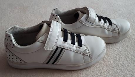 Dívčí boty, botky, bílé, geox, vel.32, geox,32