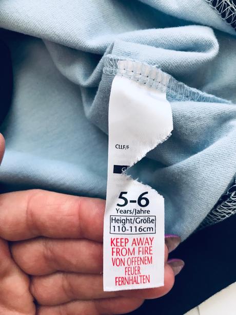 Triko bledě modré - v.5/6 let, george,116