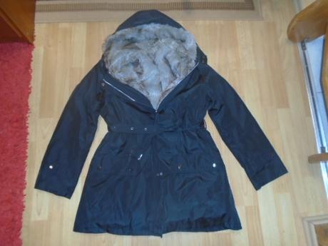 Bunda kabát 3v1 kožíšek vel 38-42 celorok, l