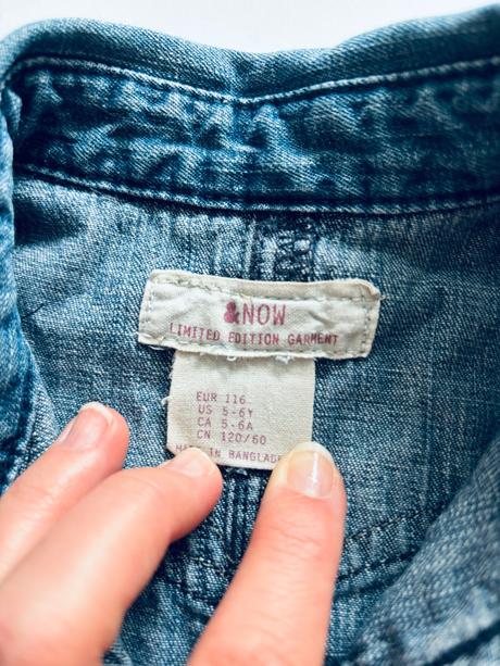 Ob/ šaty džínové - v.116, 116