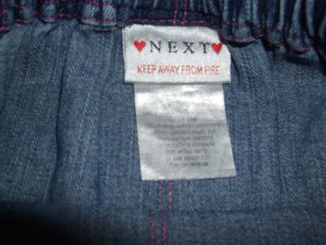 Džínsová sukňa next, next,92