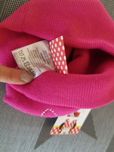 Nová dětská zimní čepice disney s minnie 1-3, disney,86