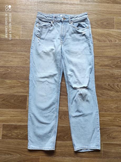 Trhané džíny, h&m,38