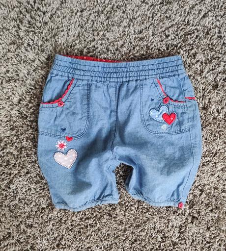 Měkké kraťasy / kraťásky jeans, tu,86