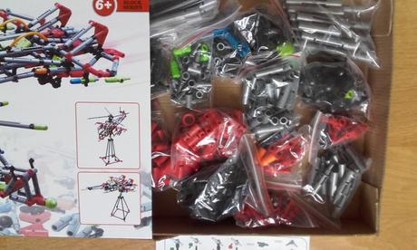 Stavebnice block intellect - helikoptera, 