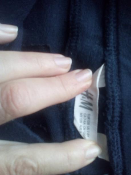 Džegíny/tregíny/legíny se třpytivými mašličkami, h&m,122