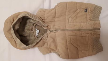 Manžestrová zimní vesta, vestička, vel.80, zn.h&m, h&m,80